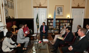 Bilawal and West talk about a stable and peaceful Afghanistan