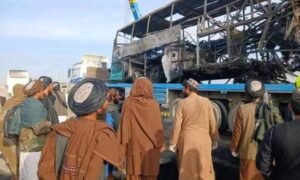 رویداد ترافیکی در هلمند؛ از جان باختن بیش از بیست تن گزارش شده است