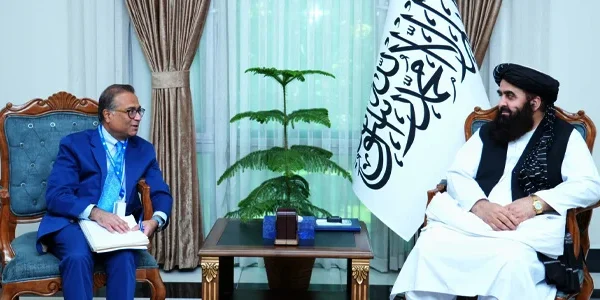 دیدار متقی با نماینده جدید برنامه توسعه سازمان ملل درباره همکاری‌های انکشافی