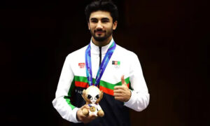 حامد اشرفی مدال برنز بازی‌های آسیایی را کسب کرد