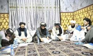 مسوولان محلی طالبان در شمال کشور نشست امنیتی برگزار کردند